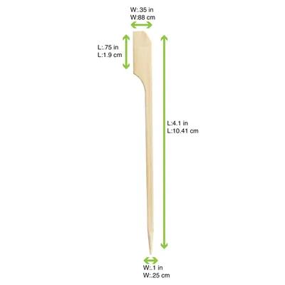Paddle Pick 4.1 IN Bamboo Natural 2/Case