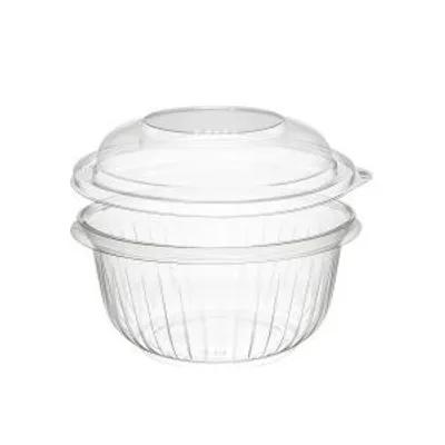 Dart® PresentaBowls® Bowl & Lid Combo With Dome Lid 16 OZ PET Clear Round Unhinged Freezer Safe 252/Case
