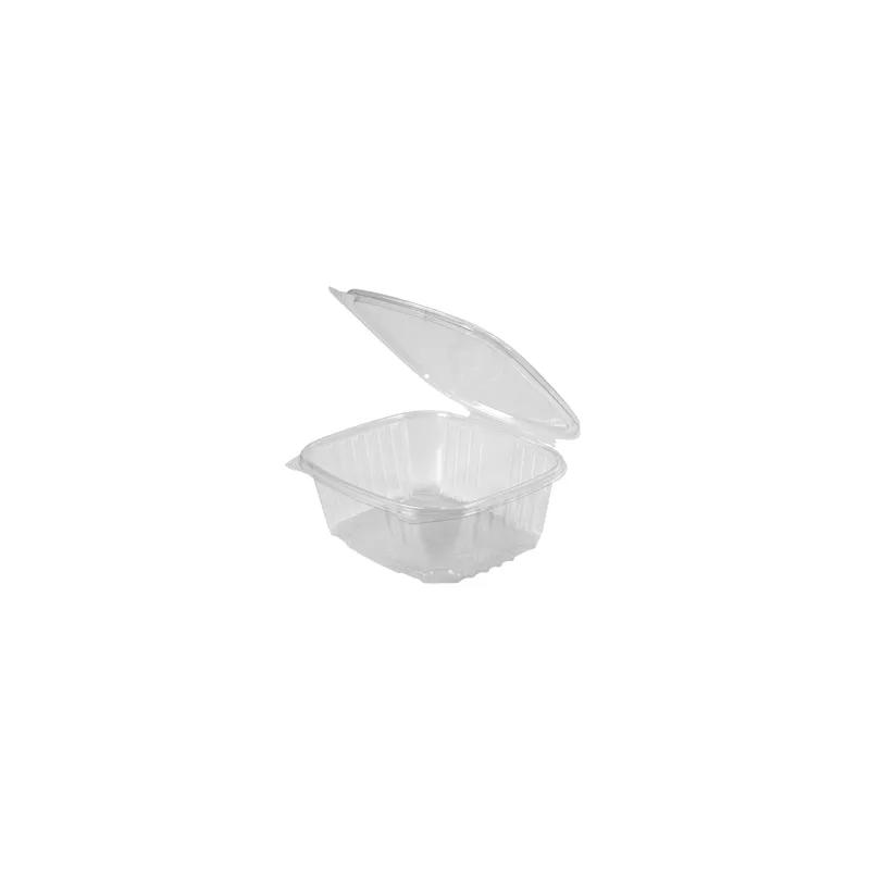 Deli Container Hinged 32 OZ APET Clear 200/Case