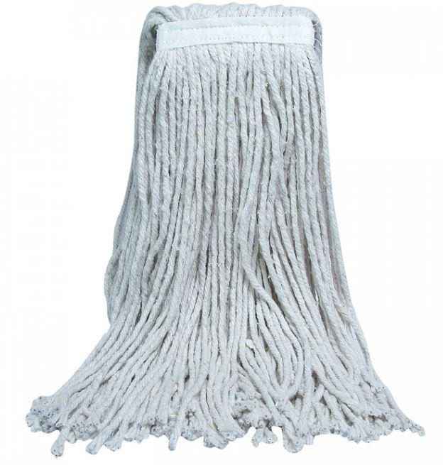 Mop Head #16 10 OZ White Cotton 4PLY Cut End 1/Each