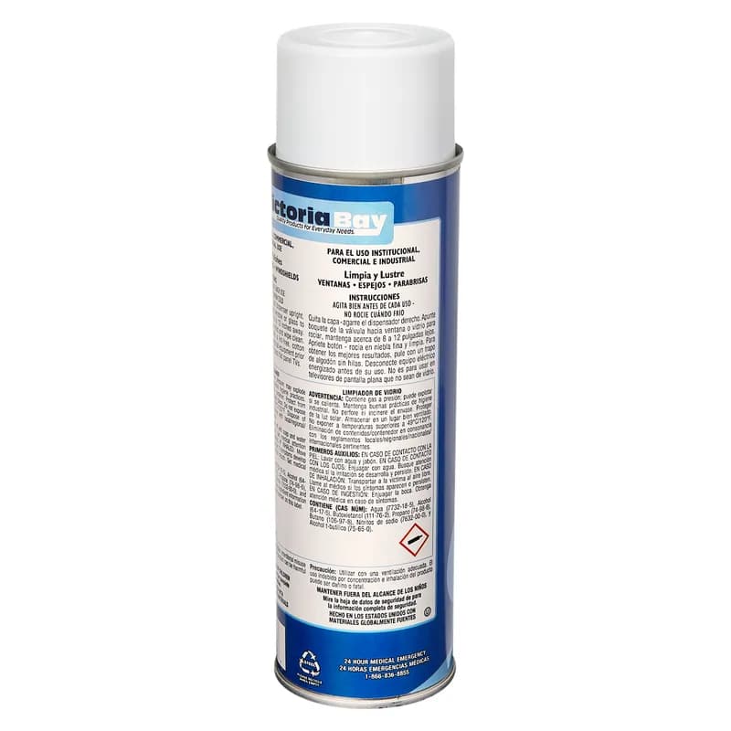 Victoria Bay Glass Cleaner Aerosol 19 FLOZ 12/Case