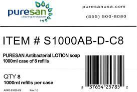 Hand Soap Liquid 1 L Antibacterial 8/Case