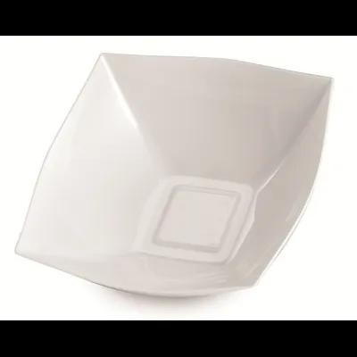 Serving Bowl 64 OZ Plastic White Square 50/Case