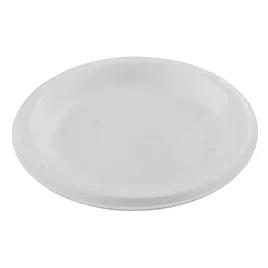 Plate 9 IN Polystyrene Foam White Laminated 500/Case