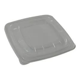 Lid Dome 6.28X6.28X0.61 IN 1 Compartment PP Clear Square For 16 OZ Bowl Unhinged 300/Case