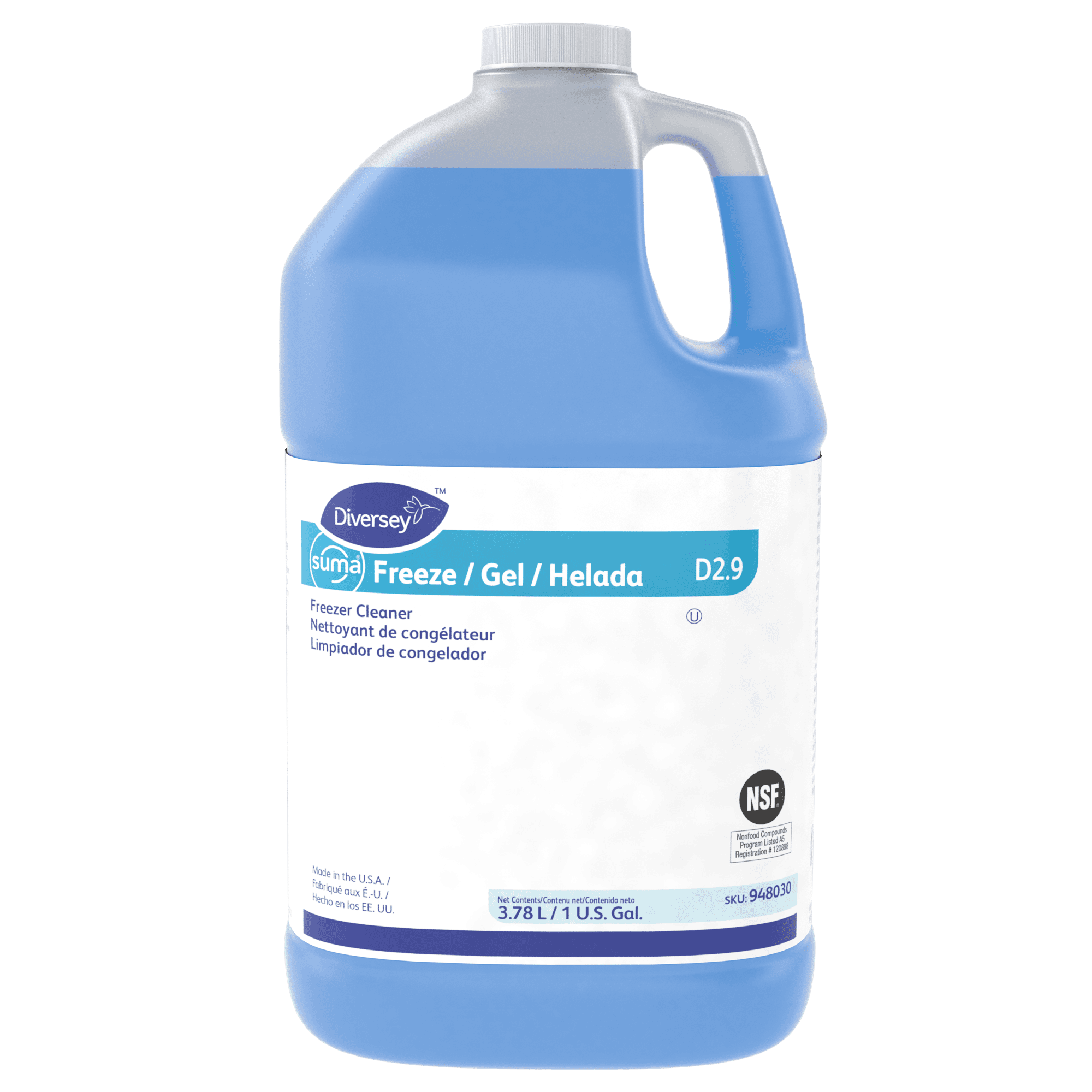 Suma® Fridge & Freezer Cleaner 1 GAL Liquid RTU Kosher 4/Case