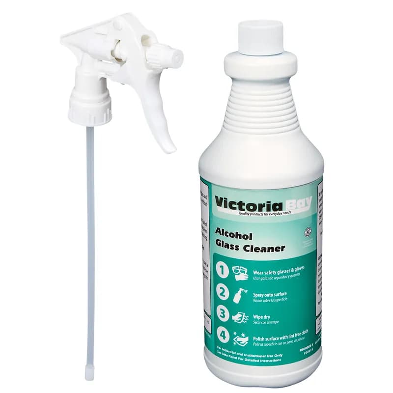Victoria Bay Alcohol Glass Cleaner 32 FLOZ 12/Case