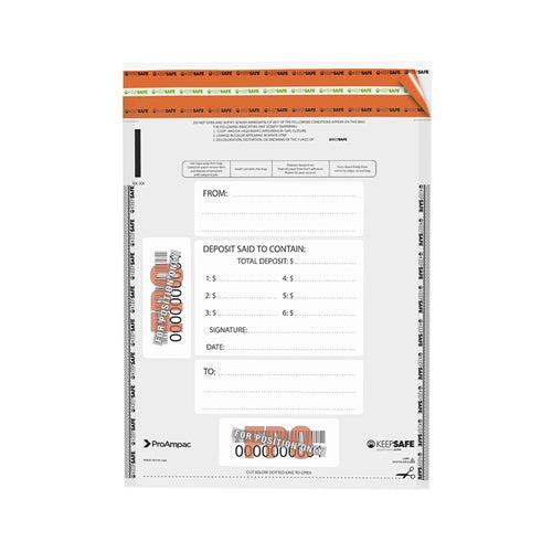 Deposit Bag 9.75X12 IN Plastic Barcode 100/Pack