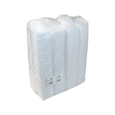 1S Supermarket Tray 5.1X5.1X0.65 IN Polystyrene Foam White Square 1000/Case