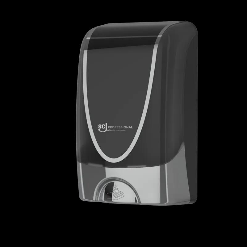 SC Johnson Professional® Hand Sanitizer & Soap Dispenser Foam Black Chrome Plastic Touchless Surface Mount 1/Each