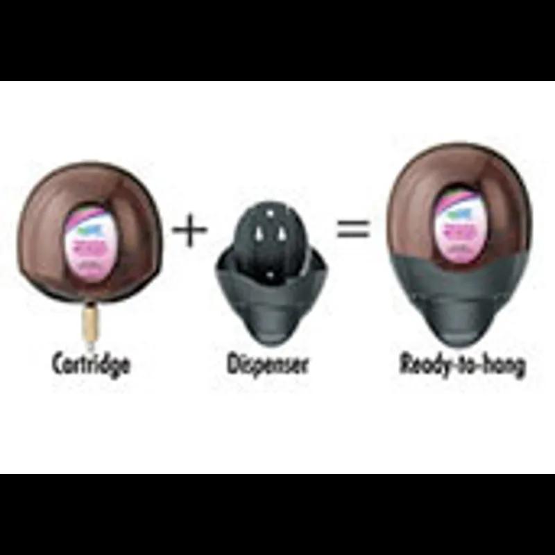 DuraView® Soap Dispenser Black Manual Surface Mount 1/Each