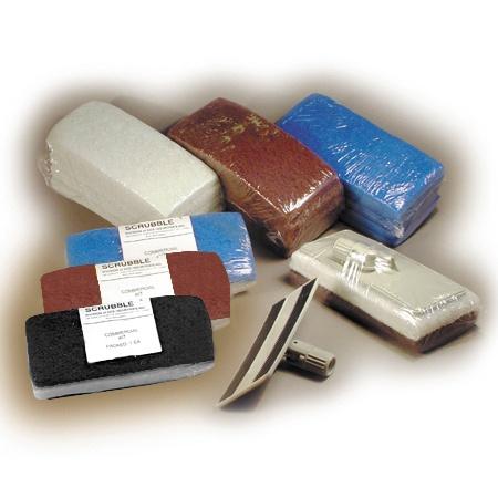 Cleaning Pad 4.5X10 IN Brown 5/Box