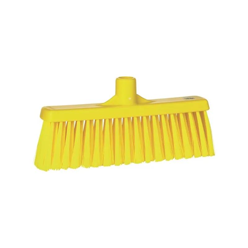 Vikan® Multi-Purpose Broom 12.2X2.4X5.5 IN Yellow PP Polyester Stainless Steel With 12IN Head 1/Each