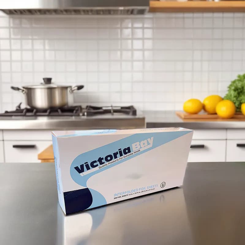 Victoria Bay Foil Sheets 12X10.75 IN Pop-Up 500 Sheets/Roll 6 Rolls/Case