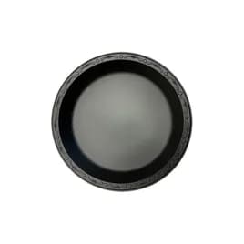 Pebble Box Plate 10.25 IN PP Black Round Microwave Safe Grease Resistant 400/Case