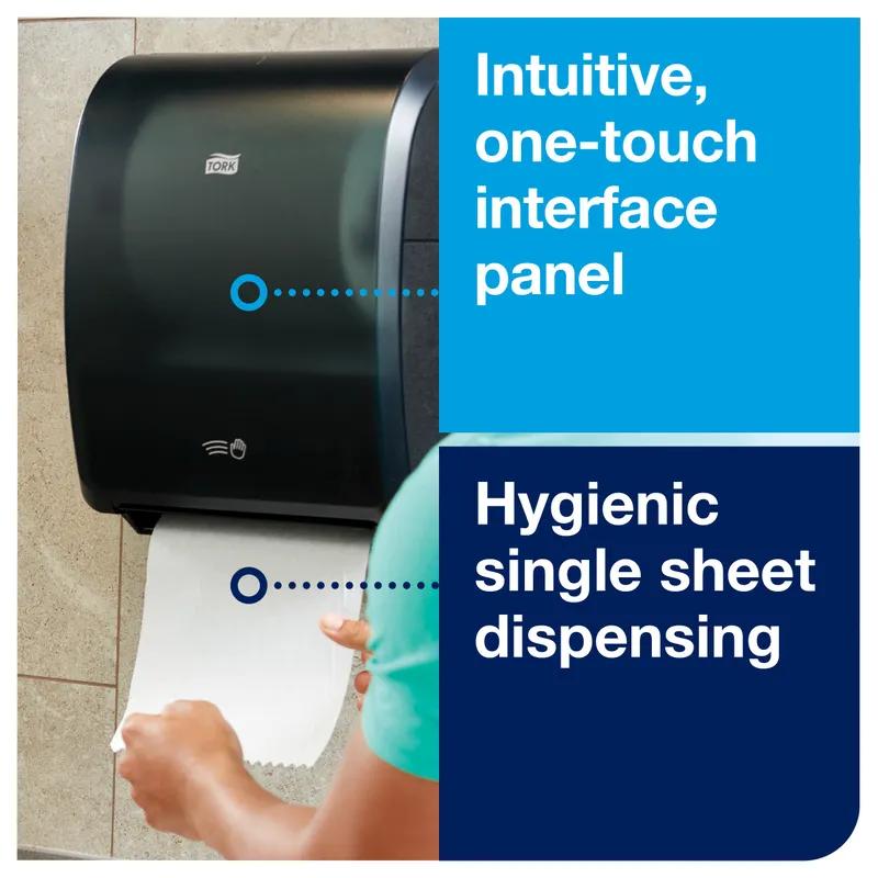 Tork Wave'N Dry Paper Towel Dispenser H80 9.3X12.3X16 IN Plastic Black Universal Electronic Automatic 1/Each
