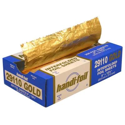 Foil Sheets 9X10.75 IN Aluminum Gold Interfold 2400/Case