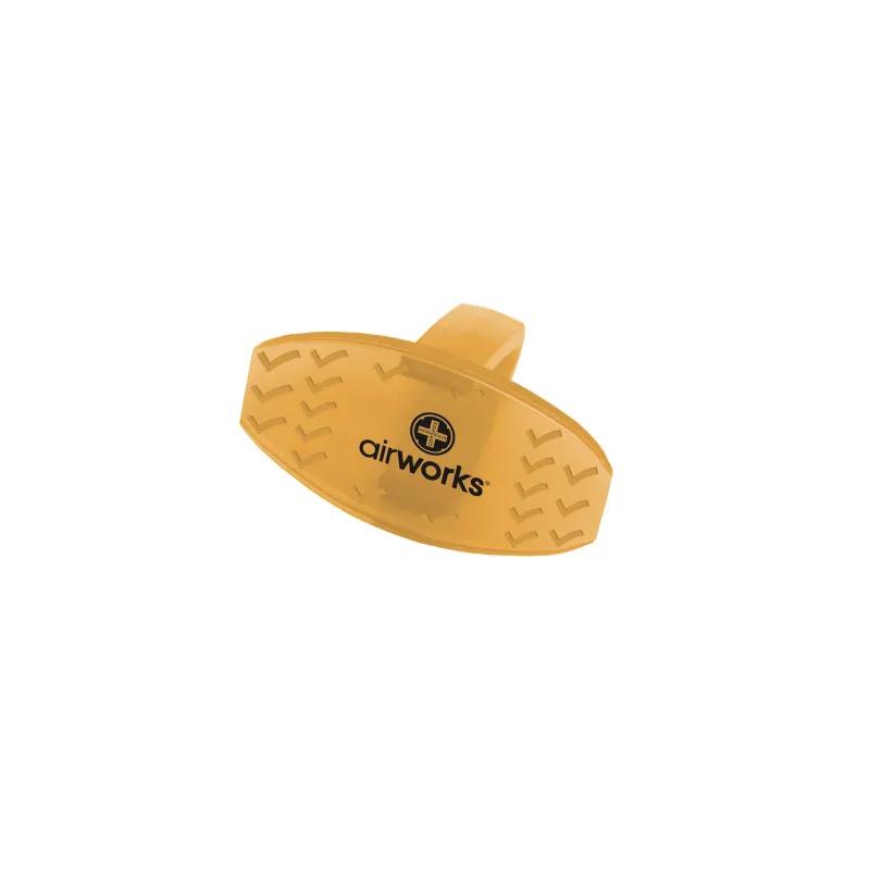 AirWorks® Toilet Bowl Air Freshener Clip Citrus Grove Light Orange EVA 12/Box