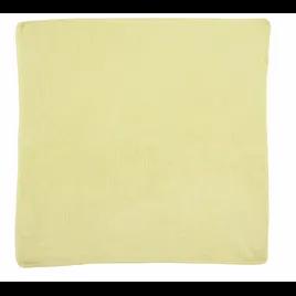Cleaning Cloth 16X16 IN Light Duty Microfiber Yellow 24 Count/Pack 12 Packs/Case 288 Count/Case
