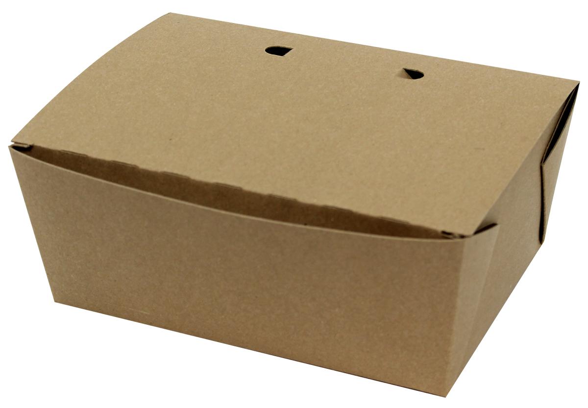 Bio-Plus Earth® #4 Take-Out Box Tuck-Top Paper Kraft 140/Case