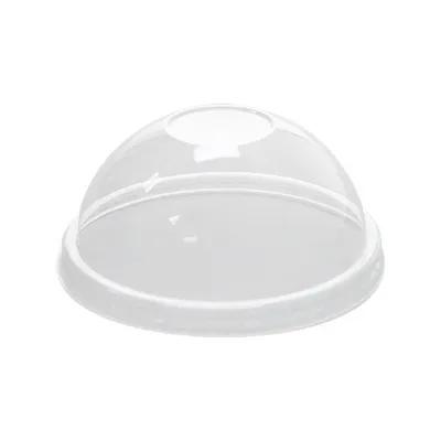Karat® Lid Dome 3.9 IN PET Clear Round For 12 OZ Container No Hole 1000/Case