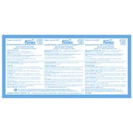 Clean on the Go Clean by Peroxy 15 Product Label Vinyl White 1/Each