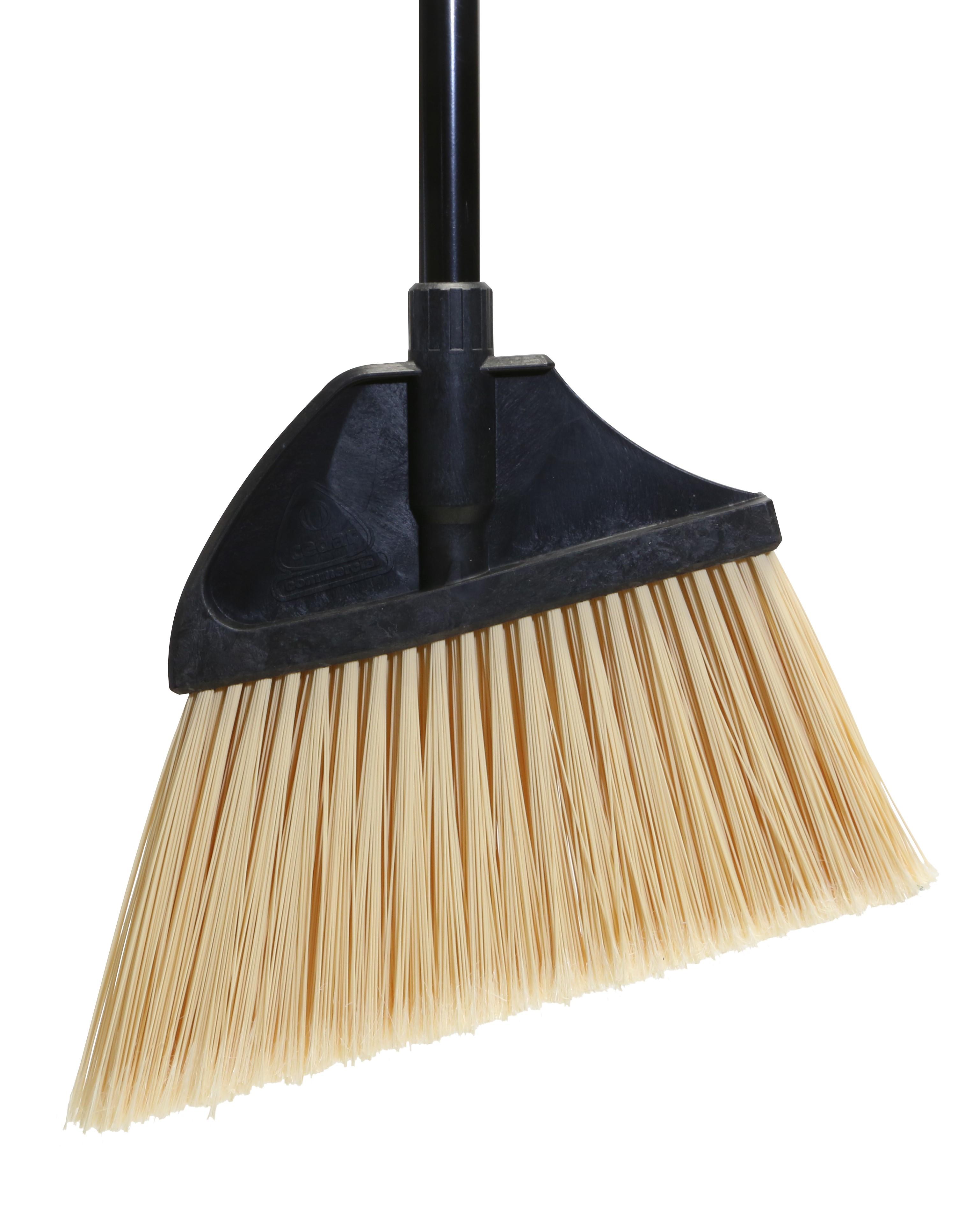 MaxiPlus® Broom 1X14 IN 48IN PET Metal Angled Flagged 4/Case
