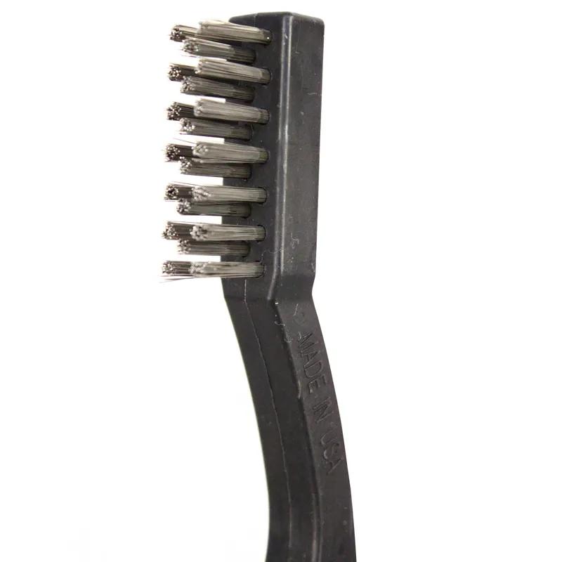 Impact® Detail Brush 7 IN Stainless Steel Plastic Black 1/Each