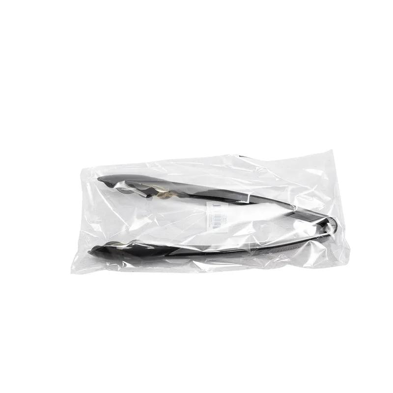 Platter Pleasers Tongs 9 IN PP Black Extra Heavy Duty Scalloped 24/Case