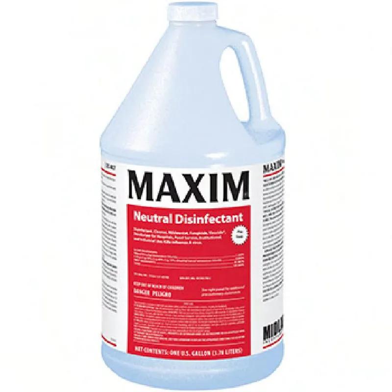 Maxim® Pine One-Step Disinfectant 1 GAL Multi Surface Neutral Concentrate Germicidal 4/Case