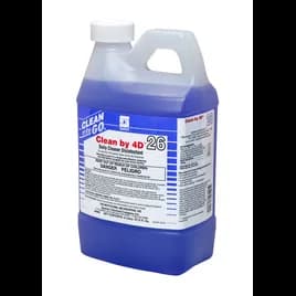 Clean by 4D® Fresh Scent One-Step Disinfectant Clnr 2 L Daily Multi Surf Mild Acid Concen Bactericidal Mildewstat 4/Case