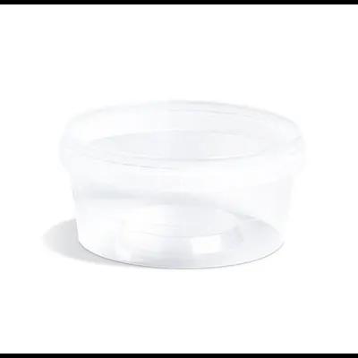 Deli Container Base 12 OZ PP Clear Round Tamper-Evident 500/Case
