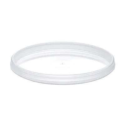 Lid 4.375 IN PP Clear Round For Container Unhinged Recessed Tamper-Evident Tamper-Resistant 500/Case