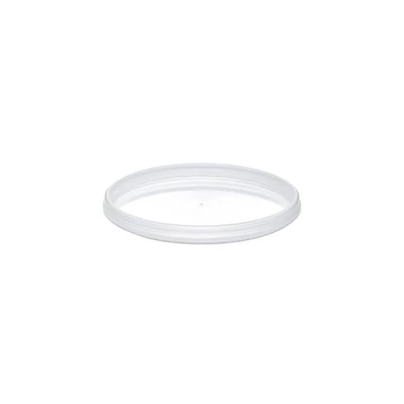 Lid 4.375 IN PP Clear Round For Container Unhinged Recessed Tamper-Evident Tamper-Resistant 500/Case
