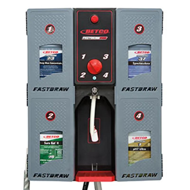 FastDraw® Pro Chemical Management System 4 Product Metal Gray Black Red Wall Mount, Locking 1/Each