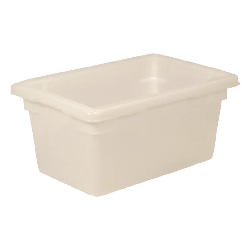 Food Tote Box 18X12X9 IN White HDPE Food Safe 1/Each