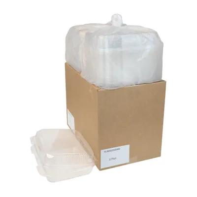 Take-Out Container Hinged With Dome Lid 10.75X9.25X3.5 IN OPS Clear Rectangle 150/Case