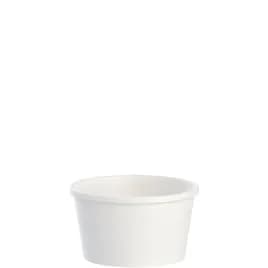 Solo® Flexstyle® Soup Food Container Base 8 OZ DSP White Squat Freezer Safe 25 Count/Pack 20 Packs/Case