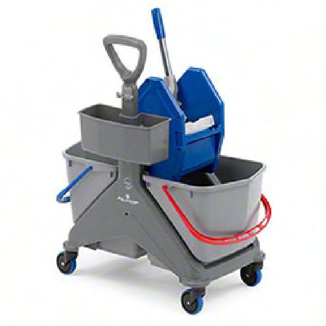 Mop Bucket & Wringer 13 GAL Gray Double Bucket Cart 1/Case