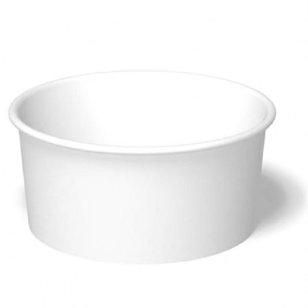 Bucket & Tub Base 54 OZ Paper White Round 450/Case