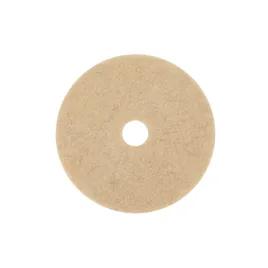 3M™ Scotch-Brite™ 3500 Buffing Pad 20X1 IN Tan Non-Woven Polyester Fiber Natural Fiber 1500-3000 RPM Center Hole 5/Case