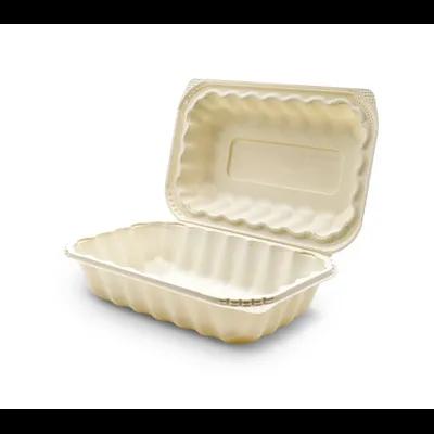 Hot Take-Out Container Hinged 9X6 IN Oblong 270/Case