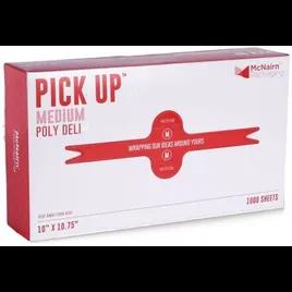 PICK UP™ Deli Sheets 10X10.75 IN Medium High Density Grease Resistant Moisture Resistant 10000/Case