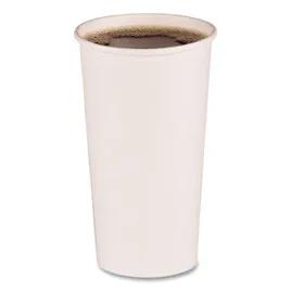 Boardwalk® Hot Cup 20 OZ Poly-Lined Paper White 600/Case
