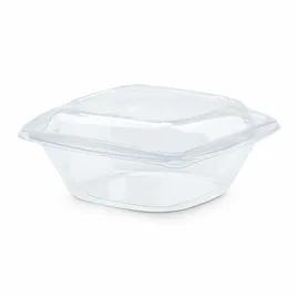 The BOTTLEBOX ® Salad Bowl & Lid Combo 32 OZ RPET Clear Square 300/Case