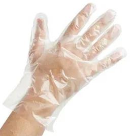 Gloves Clear Medium Weight PE Embossed Grip 2000/Case