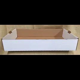 Catering Box Steam Table Pan Full Size 22.5X13X4 IN Corrugated Paperboard White Kraft Rectangle 50/Case