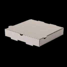 Pizza Box 14X14X1.88 IN Corrugated Cardboard White Square Corrugated Bottom Reclosable 50 Count/Bundle 1 Packs/Case