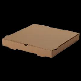 Pizza Box 14X14X1.88 IN Corrugated Cardboard Kraft/Kraft Square E-Flute Microwave Safe Oven Safe 50 Count/Bundle