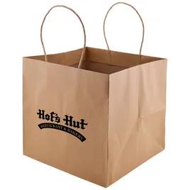 Shopper Bag 10X10X10 IN Paper Kraft With Handle 100/Case